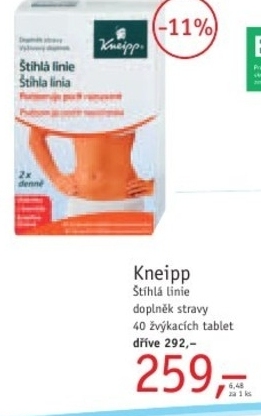 Kneipp Štíhlá linie, doplněk stravy