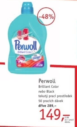 Perwoll Brilliant Color/Black, prací prostředek