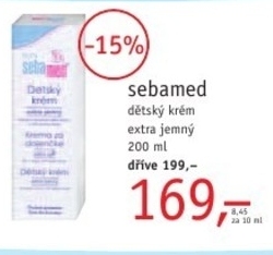 Sebamed, dětský krém extra jemný