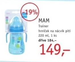 MAM Trainer, hrníček na nácvik pití