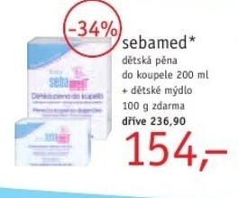 Sebamed, dětská pěna do koupele