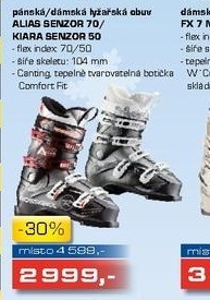 pánská/dámská lyžařská obuv ROSSIGNOL ALIAS Senzor 70