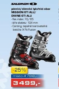 pánská/dámská lyžařská obuv SOLOMON Mission GTI