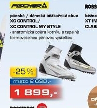 pánská /dámská běžkařská obuv FISCHER XC CONTROL