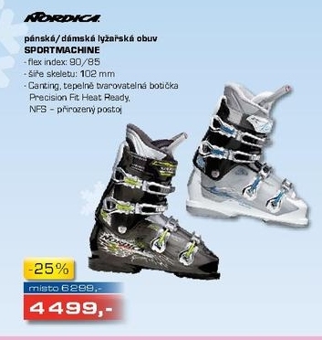 pánská/dámská lyžařská obuv NORDICA SPORT MACHINE 