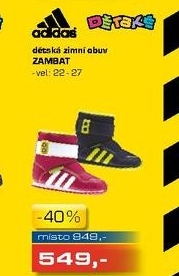dětská zimní obuv ADIDAS Zambat