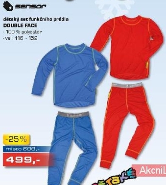 dětské funkční prádlo SENSOR