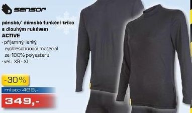pánské/dámské funkční triko SENSOR
