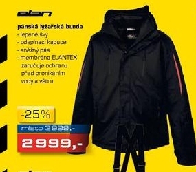 pánská lyžařská bunda ELAN