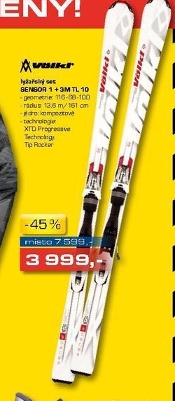 lyžařský set VOLKL SENSOR1 3M TL 10