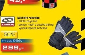 lyžařské rukavice