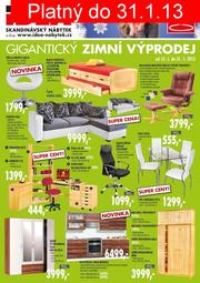 akční leták IDEA nábytek 15.1.2013-31.1.2013