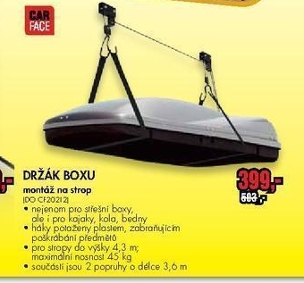držák střešního boxu 
