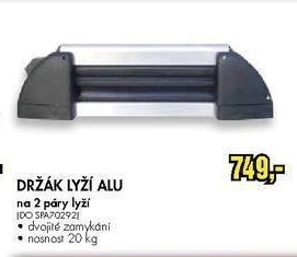 držák lyží ALU 