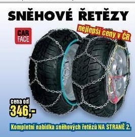 sněhové řetězy CAR FACE