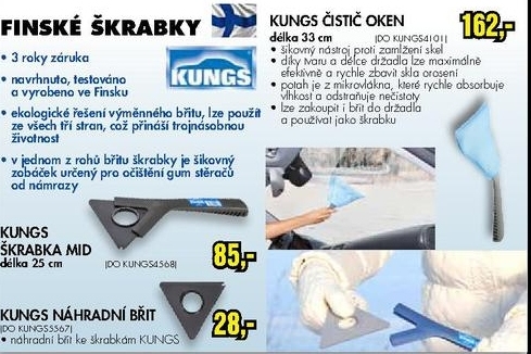 finské škrabky na auto 