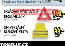 skládací výstražný trojúhelník 
