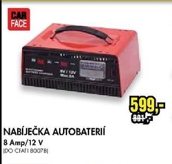 nabíječka autobaterii CAR FACE