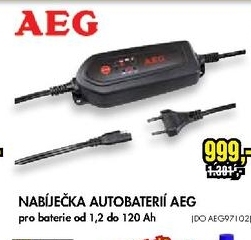 nabíječka autobaterii AEG 12V