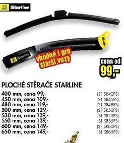 ploché stěrače STARLINE