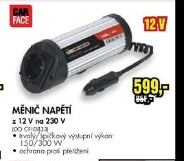 měnič napětí z 12V na 230V 300W