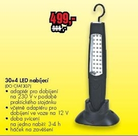 montážní lampa 30 4 LED