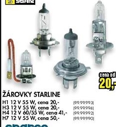 halogenové žárovky H1-H7