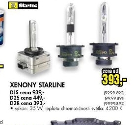 XENONY STARLINE D1S D2S D2R