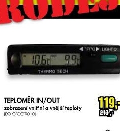 teploměr IN/OUT