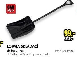 skládací lopata do auta