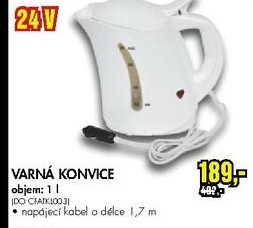 varná konvice 24V 1 litr