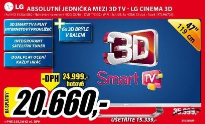 televizor LG 3D LED FULL HD  SMART