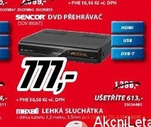 DVD přehrávač SENCOR  s USB