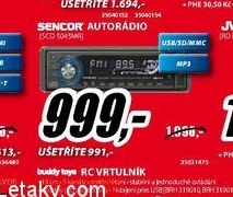 autorádio SENCOR s MP3