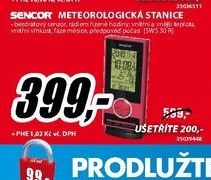 meteorologická stanice SENCOR  