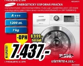 úsporná automatická pračka SAMSUNG