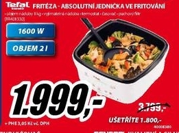 fritéza TEFAL 1600W 2 litry