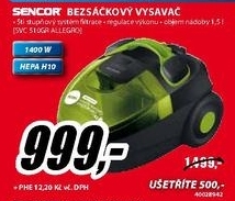 vysavač prachu SENCOR