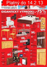 akční leták IDEA nábytek 1.2.2013-28.2.2013