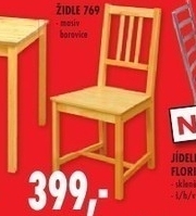Jídelní židle, masiv borovice