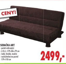 Art, sedačka