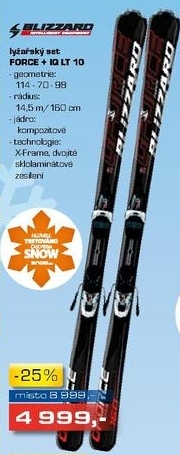 sjezdový set BLIZZARD FORCE IQ LT 10