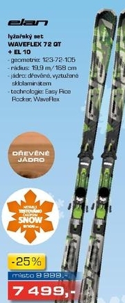 sjezdový set ELAN WAVEFLEX 72QT EL 10