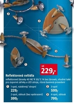 reflektorová svítidla 