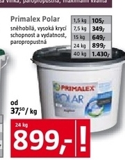 Primalex Polar , sněhobílá barva