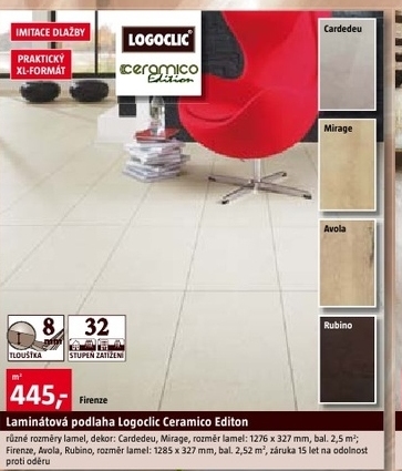 laminátová plovoucí podlaha Logiclic Ceramico Editon
