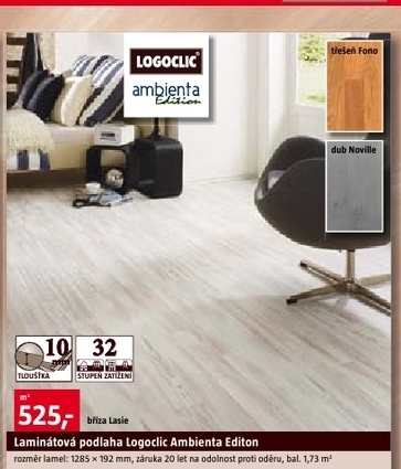 laminátová plovoucí podlah Logiclic Ambienta Editon