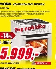 kombinovaný sporák MORA KS 712GV