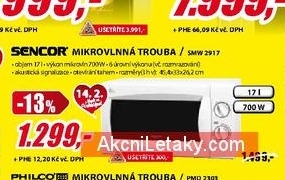 mikrovlnné trouba SENCOR SMW 2917