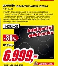 indukční varná deska IT 612 ASC